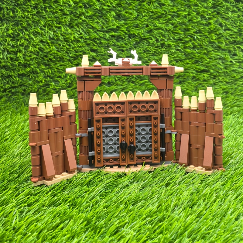 Medieval Architectural Scene Gates Building Block Set